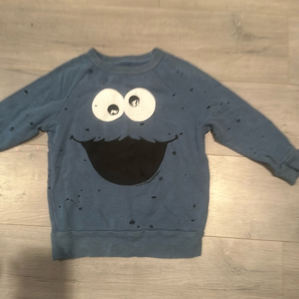 Lauren Moshi Kids size 4 cookie monster sweatshirt